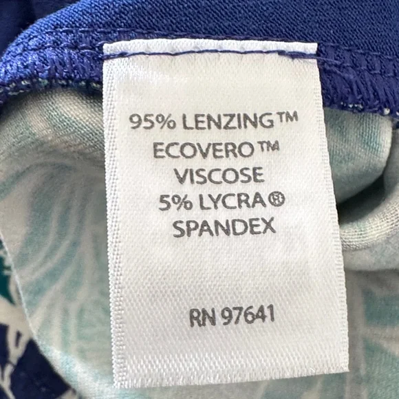 J.Jill Wearever Tropical Print Wide-leg Knit Crop Pants - Medium NWT - Picture 6 of 9